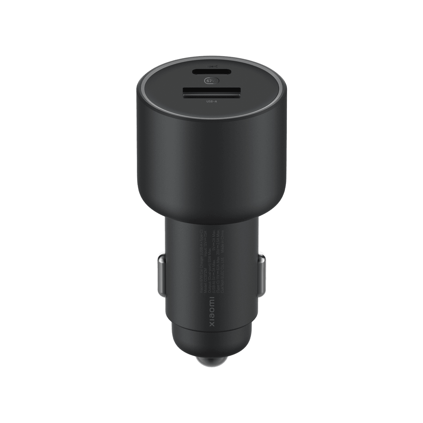Xiaomi 67W Car Charger (USB-A + Type-C) — visuel officiel 1